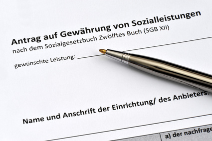 Formular: Antrag auf Gewährung von Sozialleistungen