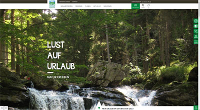 Zur externen Seite Urlaub im Landkreis unter www.bayerischer-wald.org