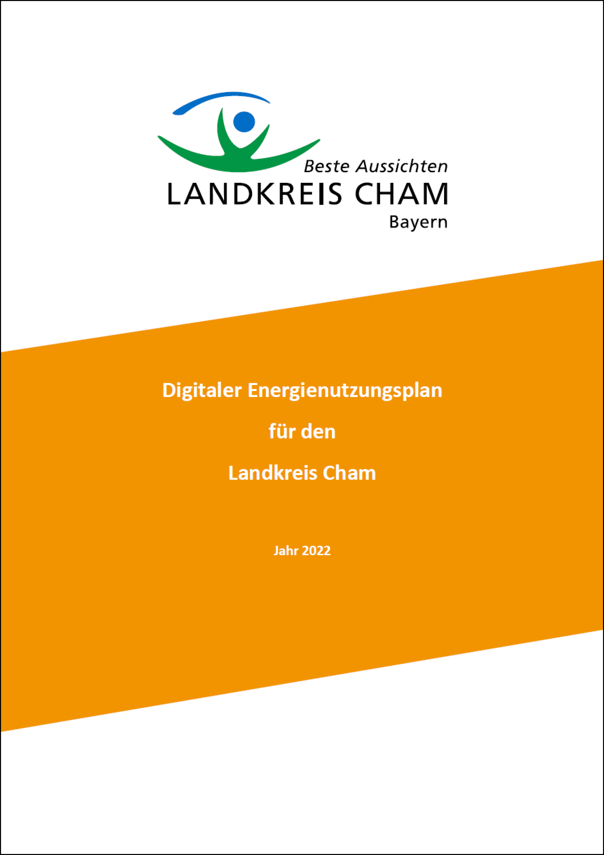 Titel der Broschüre Energienutzungsplan Landkreis Cham