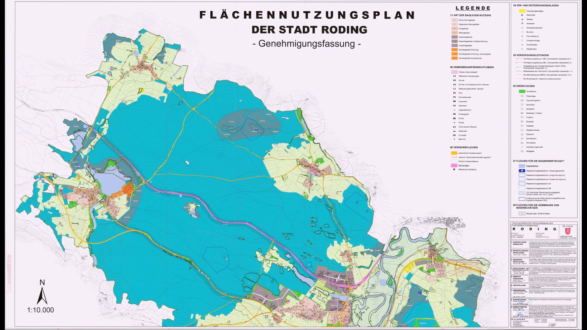 Flächennutzungsplan der Stadt Roding