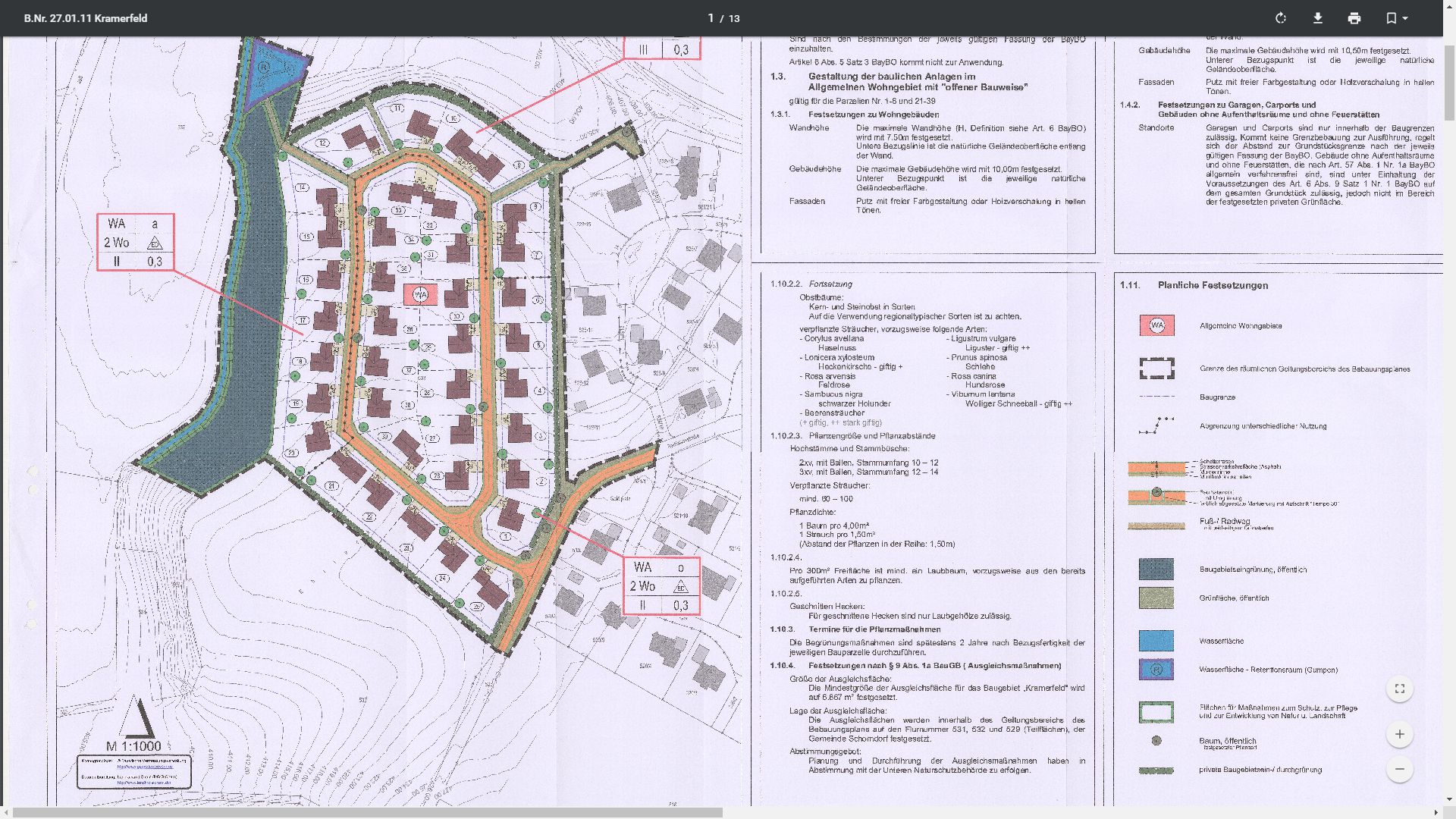 Bebauungsplan Kramerfeld