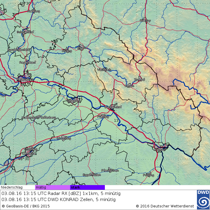 Zur Unterseite der Landkreis Homepage: Unwetterwarnungen