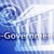 Schriftzug e-Government vor Regierungsgebäude und Daten