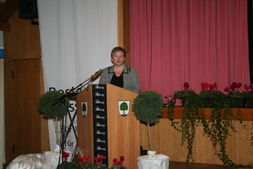 Regierungspräsidentin Brigitta Brunner beim Grußwort