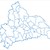 Landkreis Cham (Gemeinden, A0, 1:65.000)