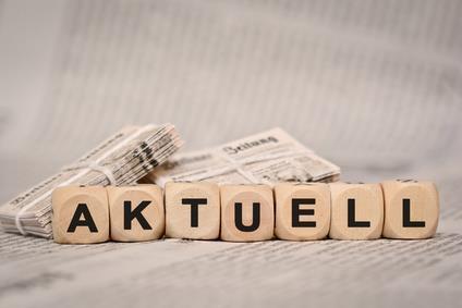 Schriftzug: Aktuell