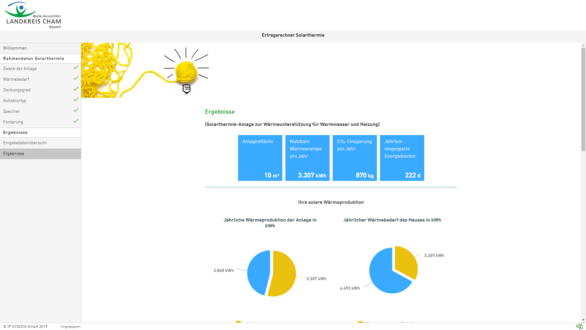 Zur Unterseite der Landkreis Homepage: Solarpotenzialkataster