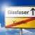 Verkehrsschild: Ende Kupfer - Anfang Glasfaser