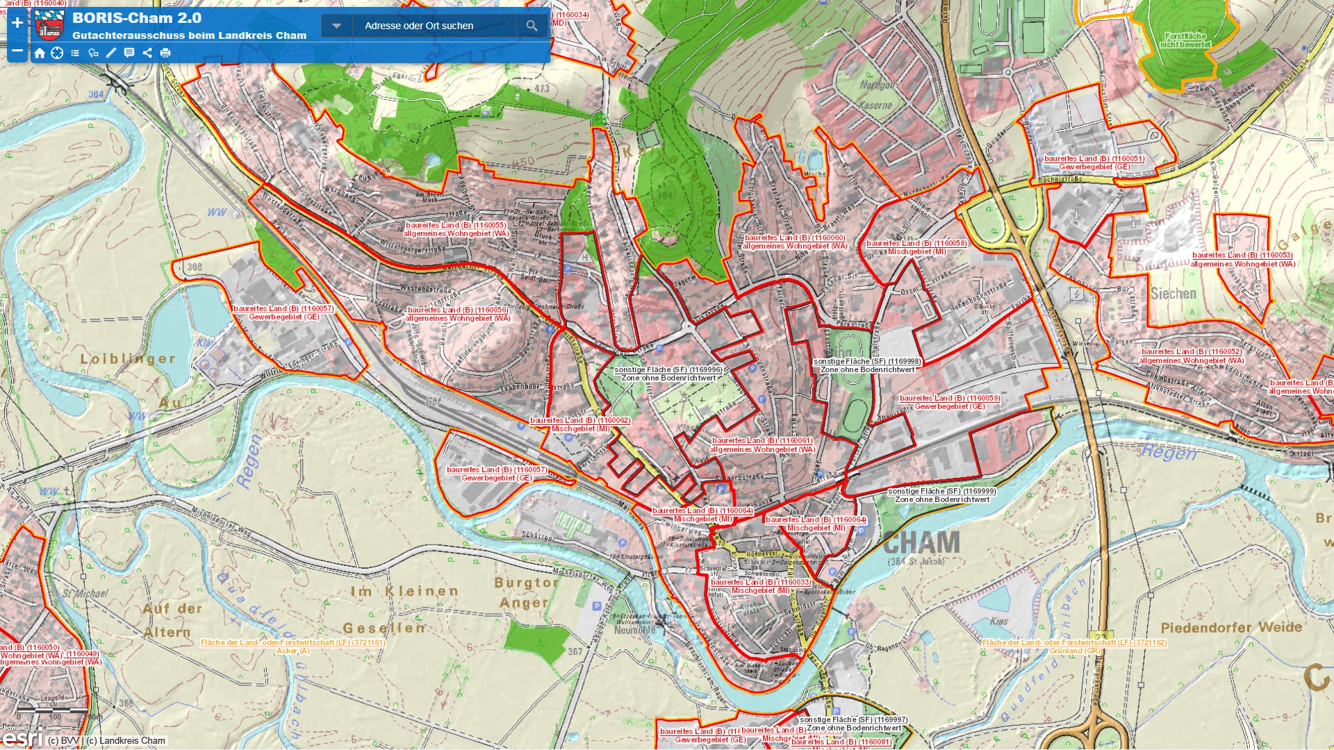 Zur Unterseite der Landkreis Homepage: GIS-Bedarf