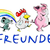 Schwein, Huhn, Maus: Logo Freunde