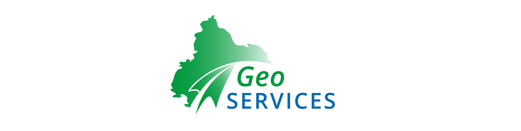 Banner mit Beschriftung: Geo Services