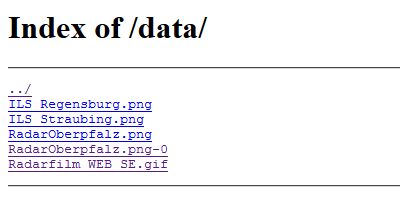 Zur externen Seite FTP unter data.dwd.de