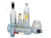 Weißglas Flaschen aus Weißglas