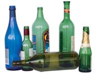 Grünglas Flaschen aus Grünglas
