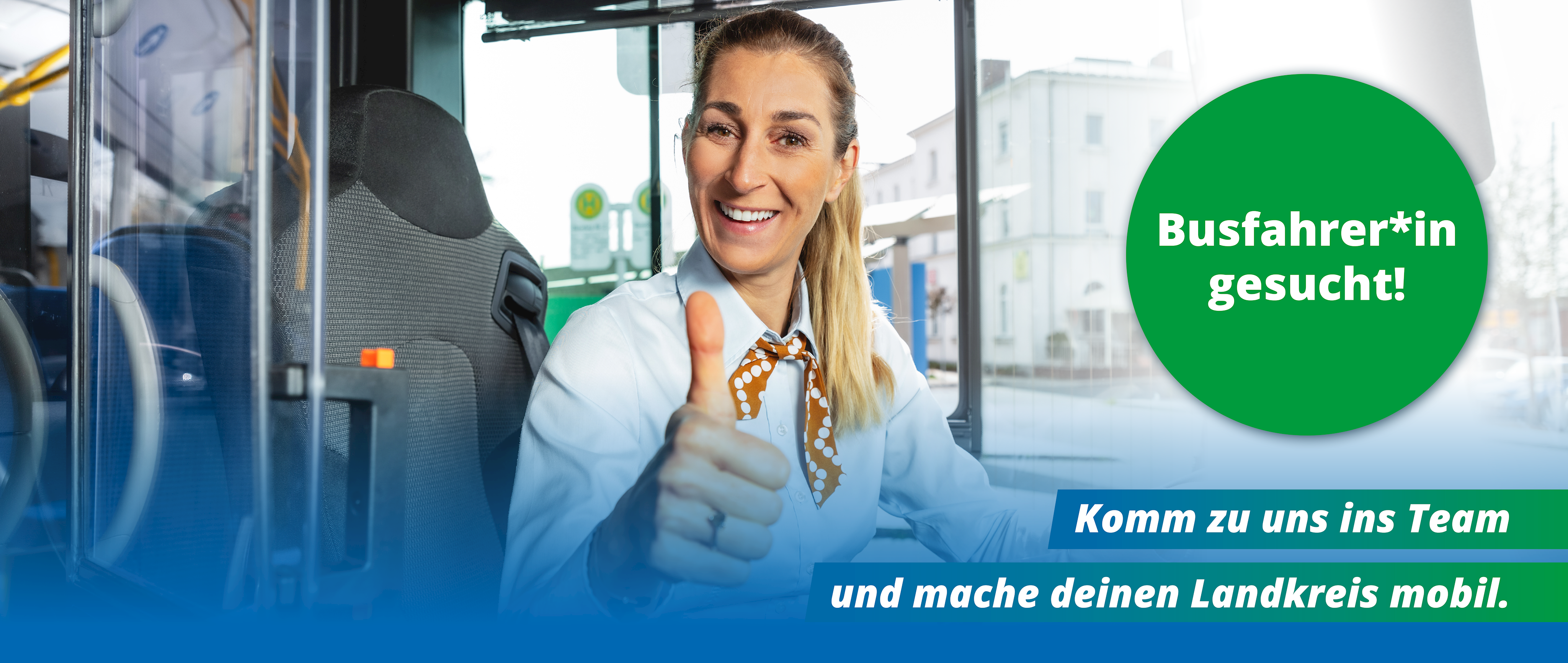 Zur Unterseite der Landkreis Homepage: Busfahrer gesucht