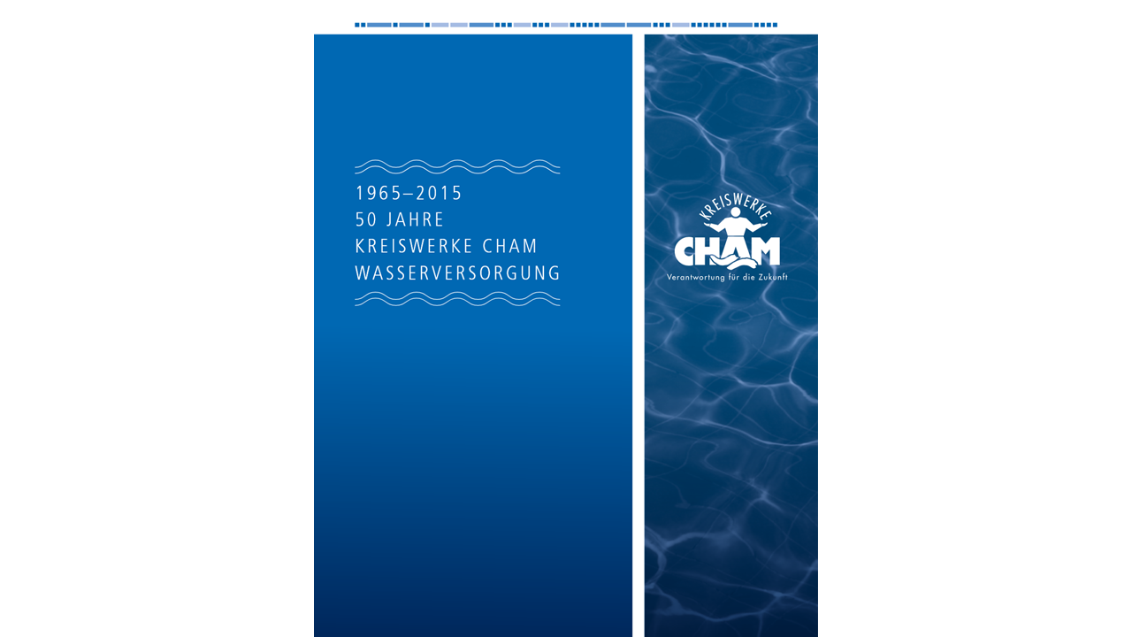 Titel Festschrift 50 Jahre Kreiswerke Cham Wasserversorgung