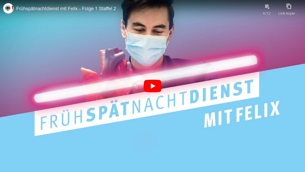 zur externen Seite: Frühspätnachtdienst mit Felix - unter www.youtube.com