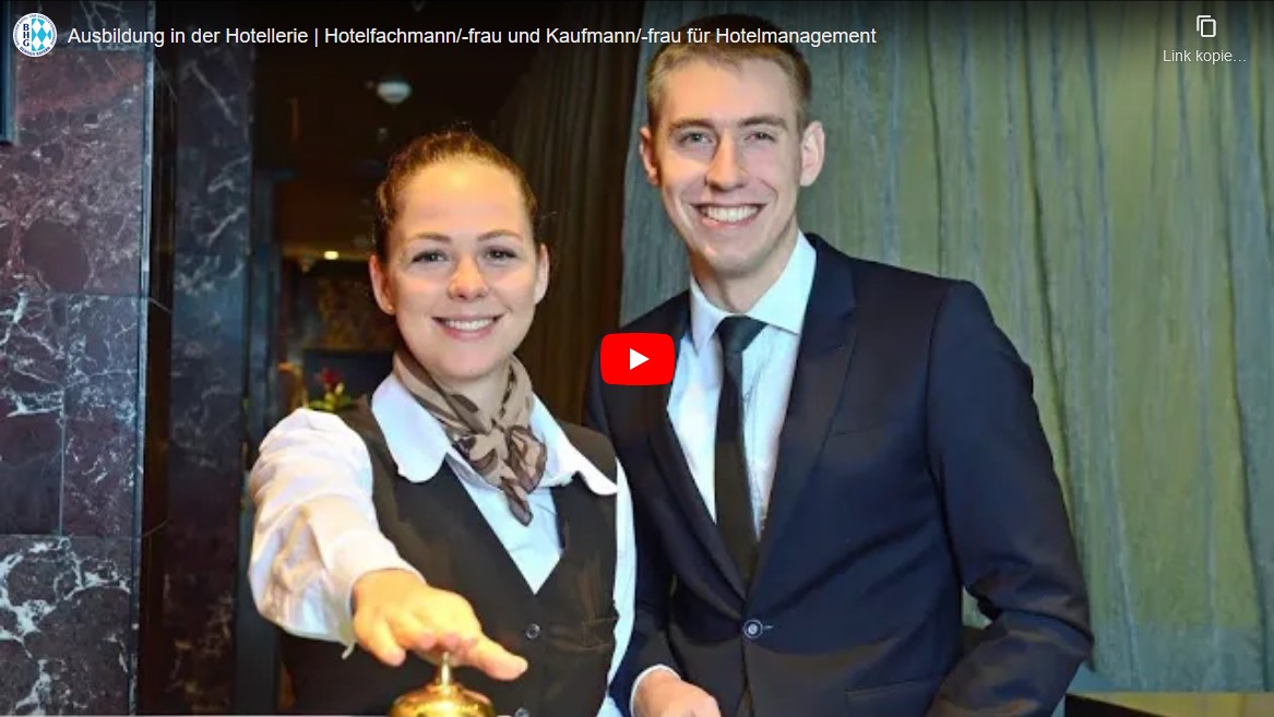 zur externen Seite: - Ausbildung in der Hotellerie | Hotelfachmann/-frau und Kaufmann/-frau für Hotelmanagement - unter www.youtube.com