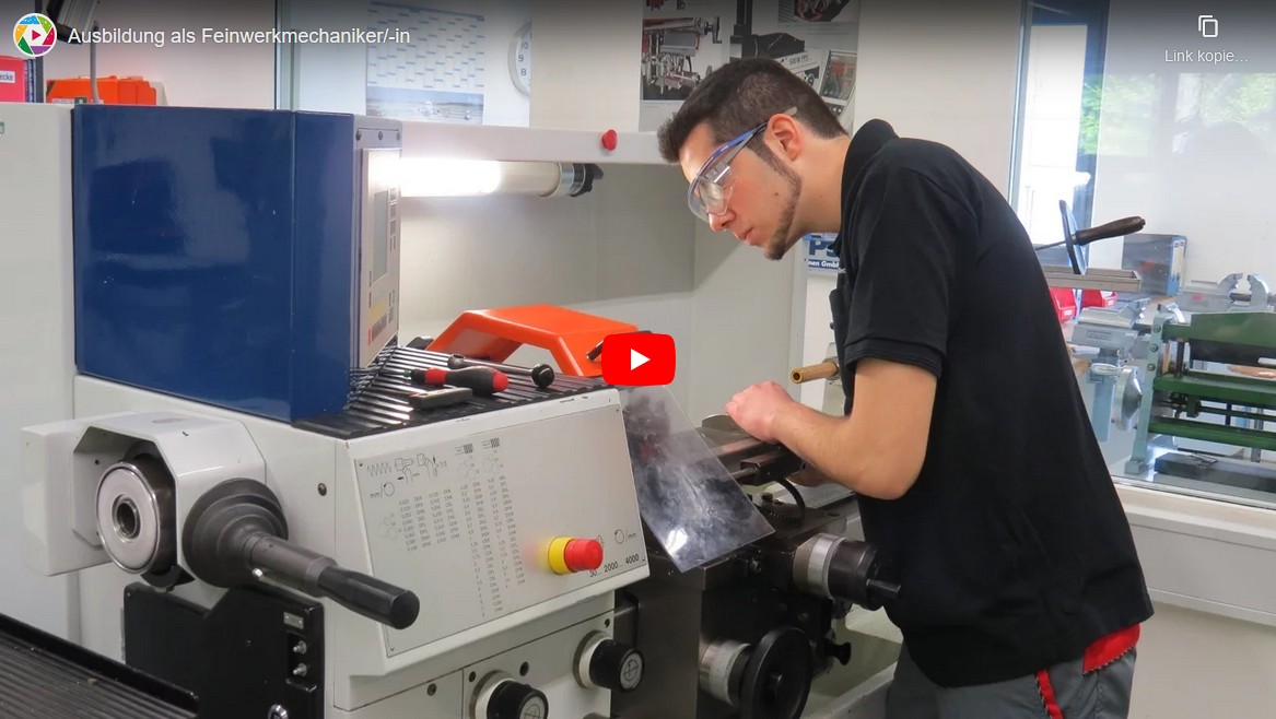 Youtube Screenshot - Feinwerkmechaniker