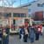 Vorführung des BRK Rettungswagens im Außenbereich der Messe