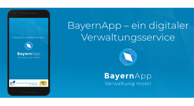Zur Unterseite der Landkreis Homepage: BayernApp
