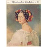 Schönheitengalerie König Ludwig I. - Auguste Strobl - Foto: Zündholzmuseum Grafenwiesen