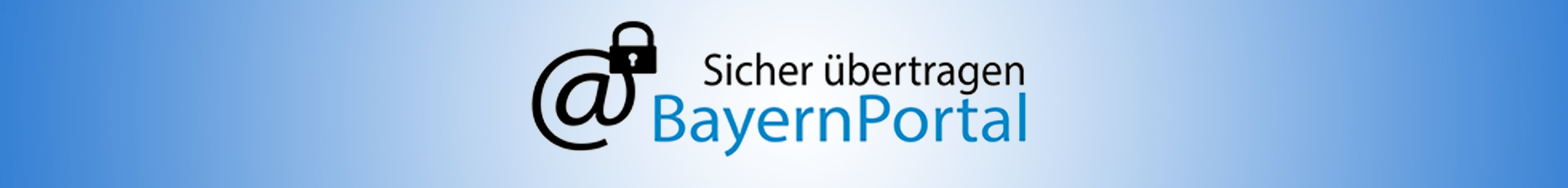 Logo Bayernportal: sicher übertragen