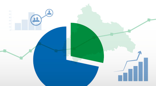 Zur Unterseite der Landkreis Homepage: Statistik & Geographie