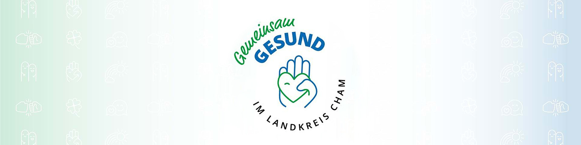 Logo mit Schriftzug: Gemeinsam gesund im Landkreis Cham
