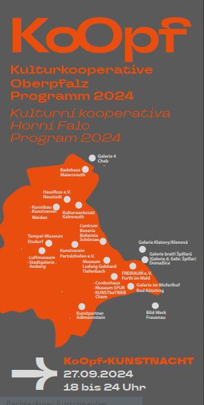 Titelblatt Jahresprogramm 2024 der Kulturkooperative Oberpfalz