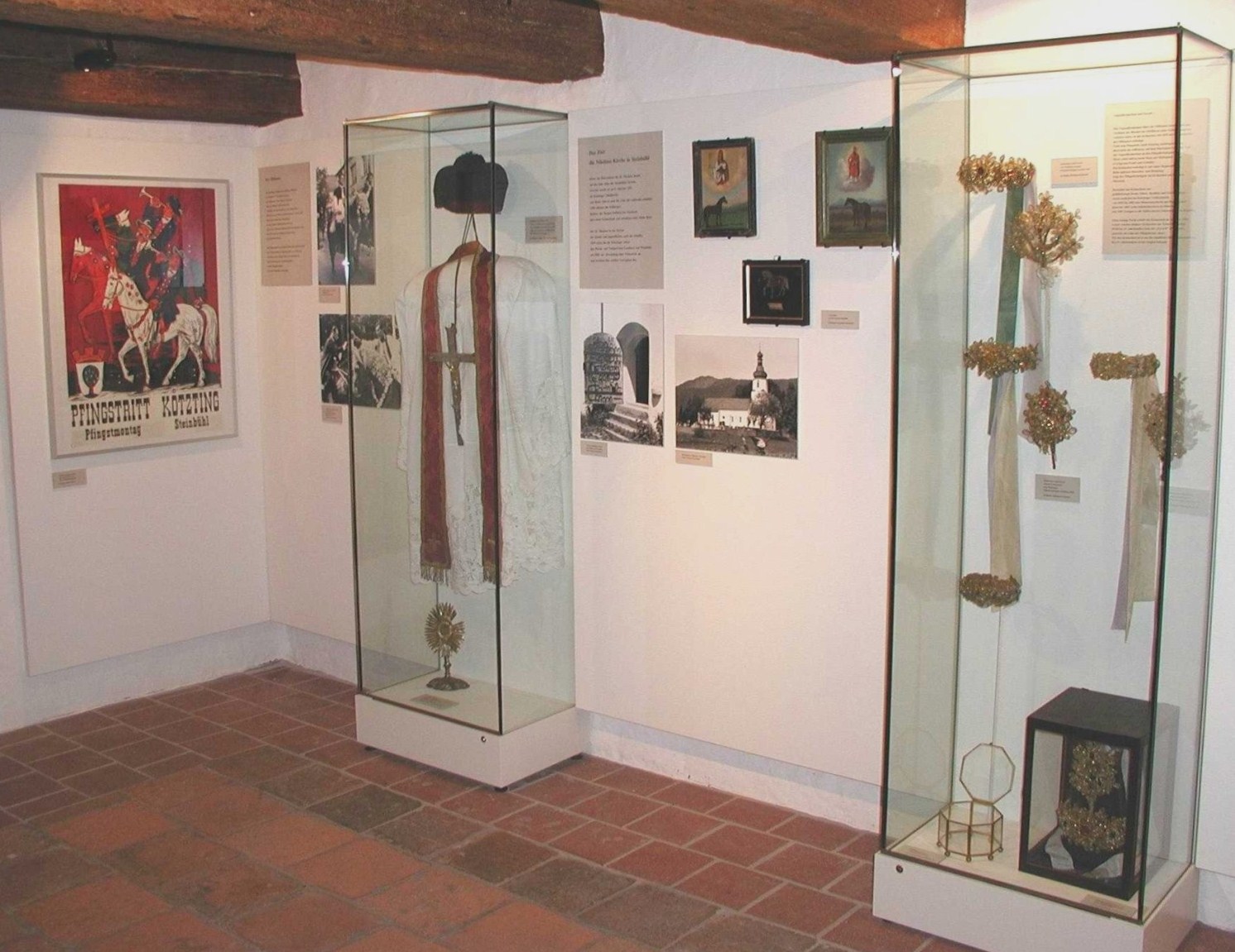 Pfingstrittmuseum Bad Kötzting, Innenansicht