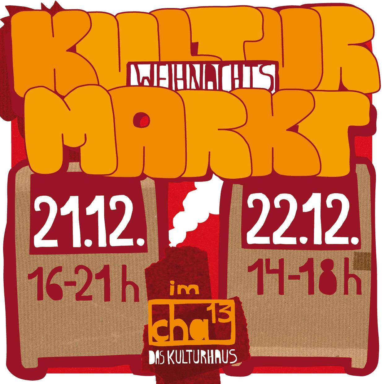 Kulturhaus cha13, KulturWeihnachtsMarkt, Einladung 2024, Vorderseite
