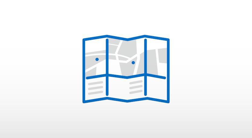 Symbol für eine Landkarte