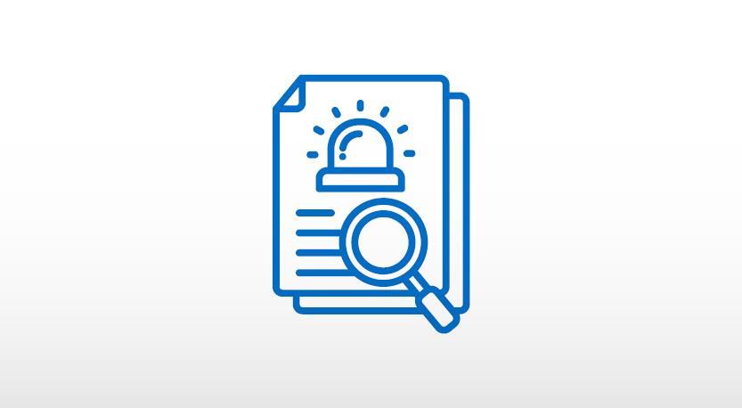 Symbol für Dokumente des Katastrophenschutz