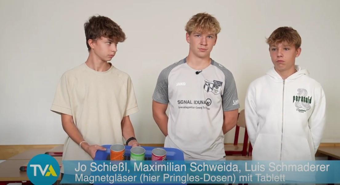 Youtube Screenshot - Erfinderclub - Magnetgläser mit Tablet